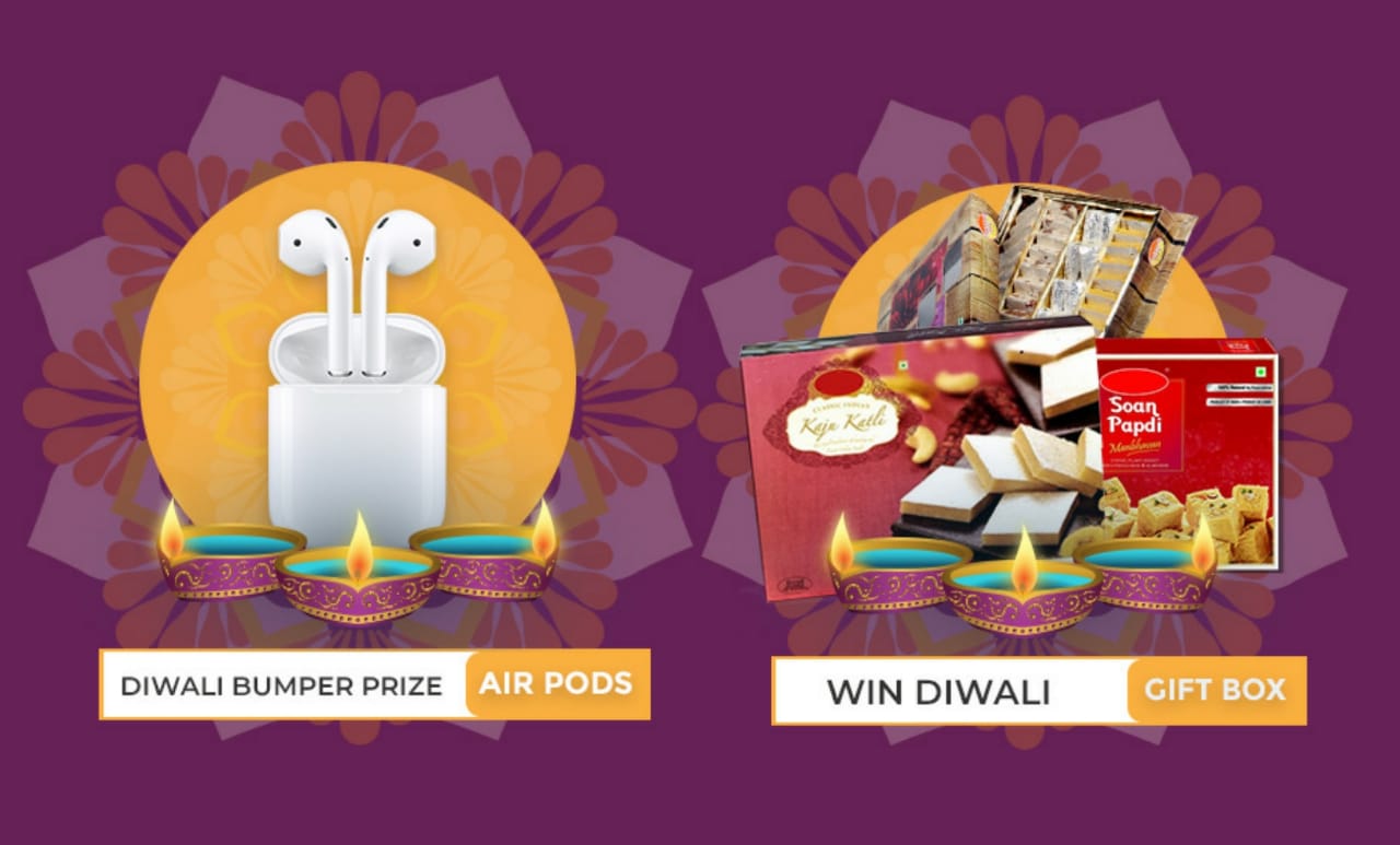Celebrate This Diwali with Quicklly - Save more Win Gifts