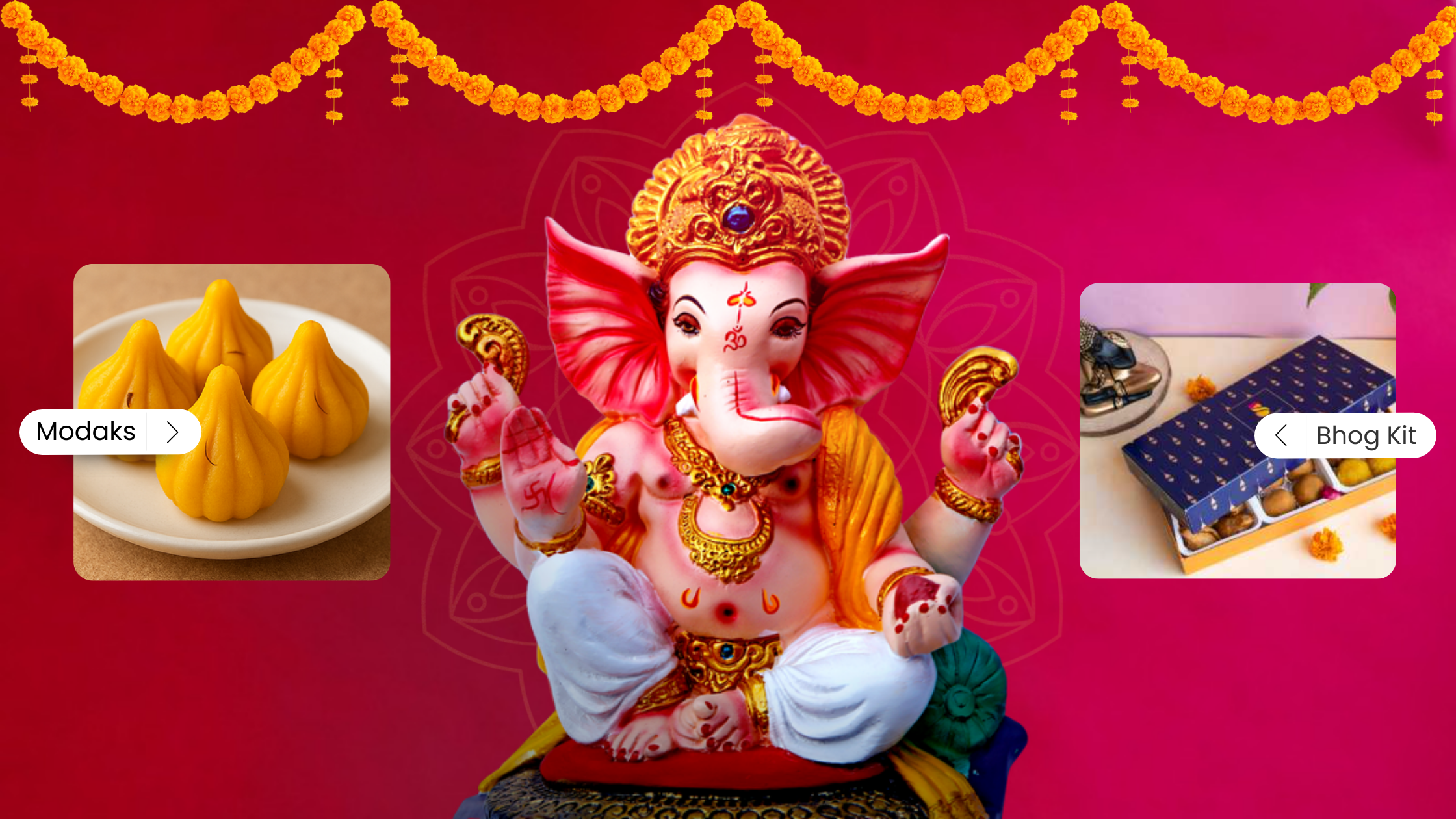 Everything You Need for Ganesh Chaturthi 2025: Modaks, Sarees, Puja Samagri & More
