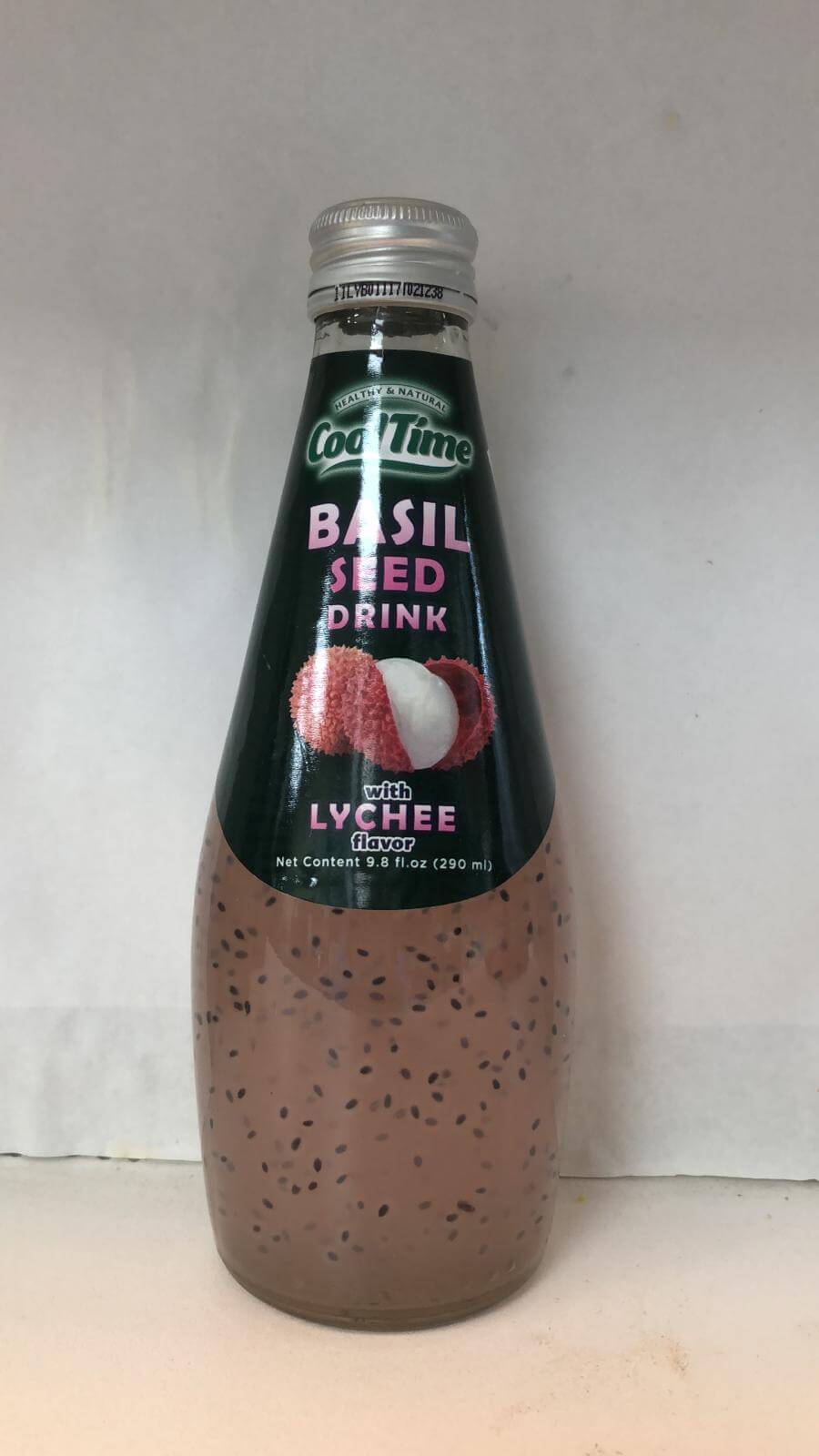 Cool Time Basil Seed Drink With Lychee Flavor Online Kamdar Plaza