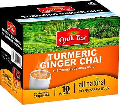 QUIK TEA TURMERIC GINGER
