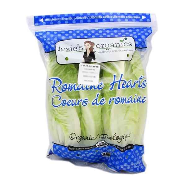 JOSIES ORGANIC ROMAINE HEARTS
