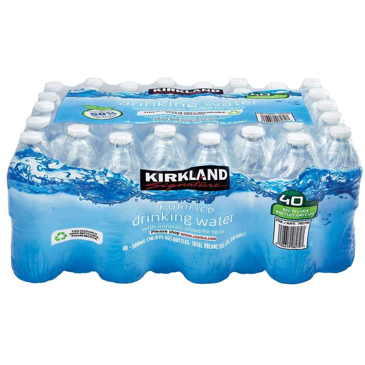 Buy Drinking Water Kirkland 40x500ml 1 Case Indiaco Quicklly