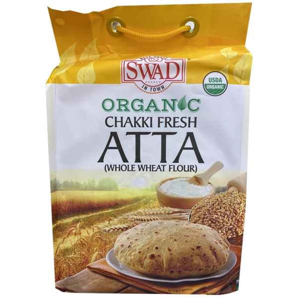 Buy Swad Organic Chakki Atta 10 Lbs Sold By Quicklly Quicklly