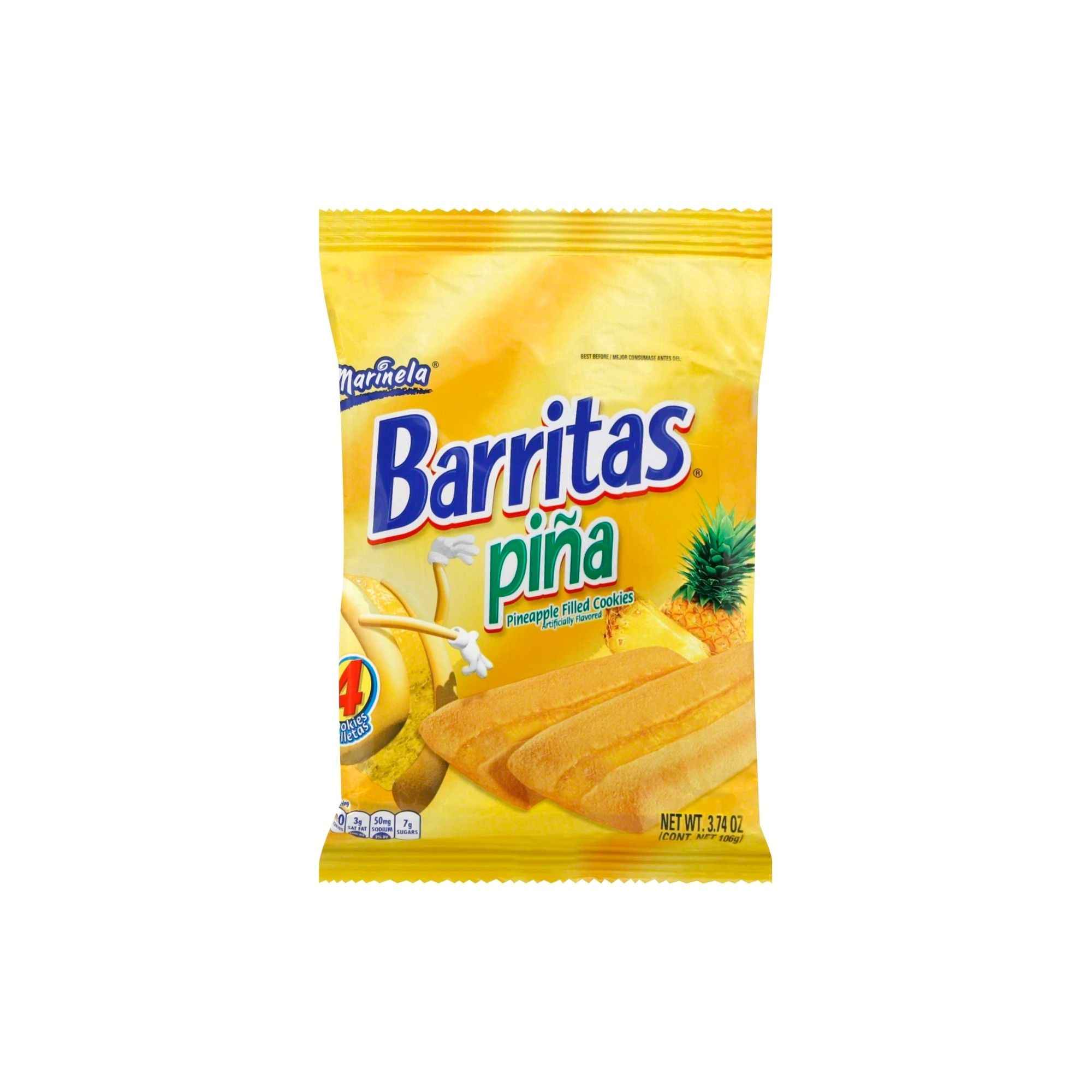 Marinela Barritas Pineapple Filled Cookies