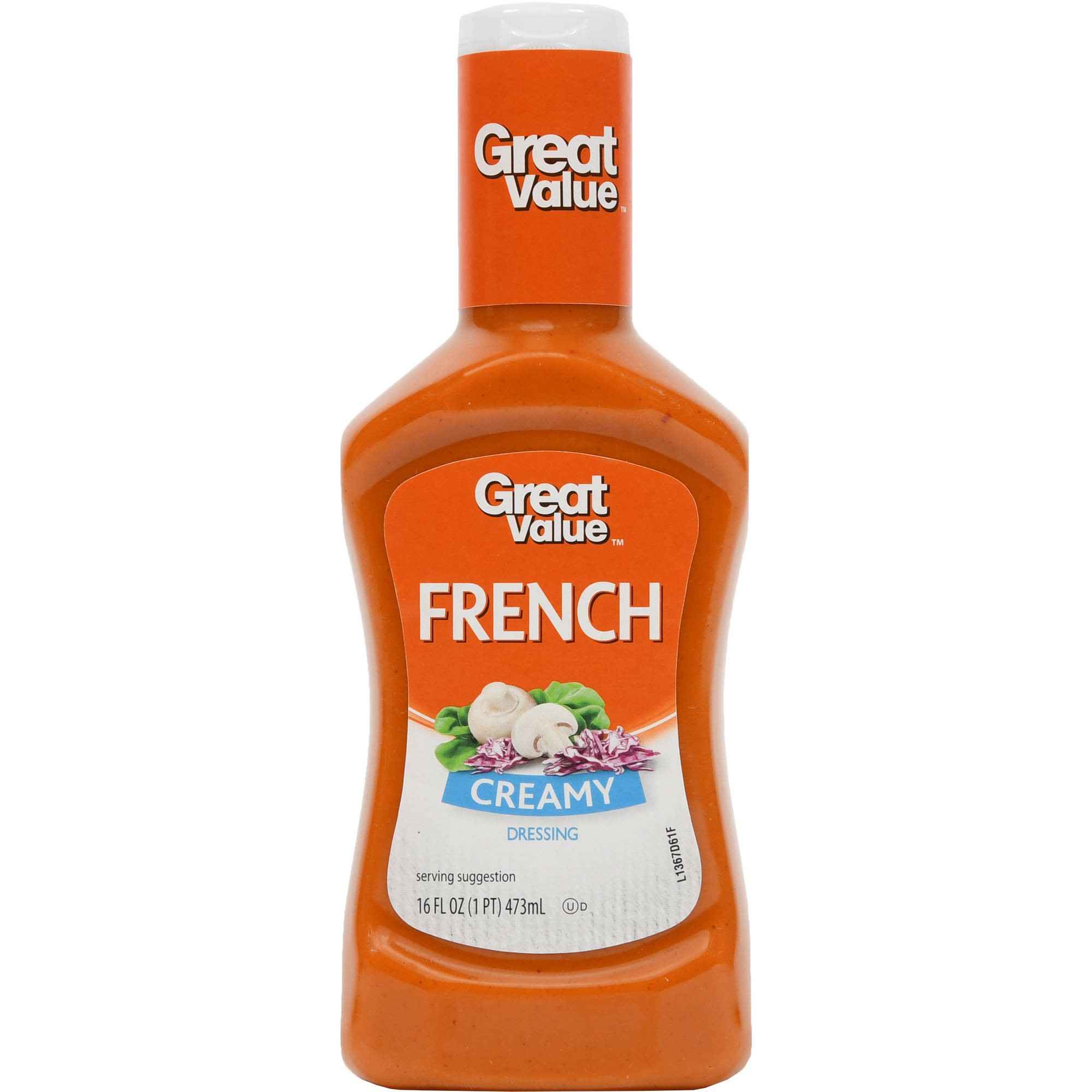Buy Great Value French Dressing 16 Oz Fresh Central Grocery Quicklly