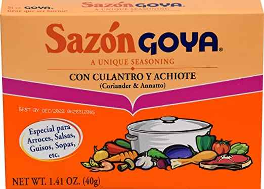 Goya Seasoning W/ Saffron