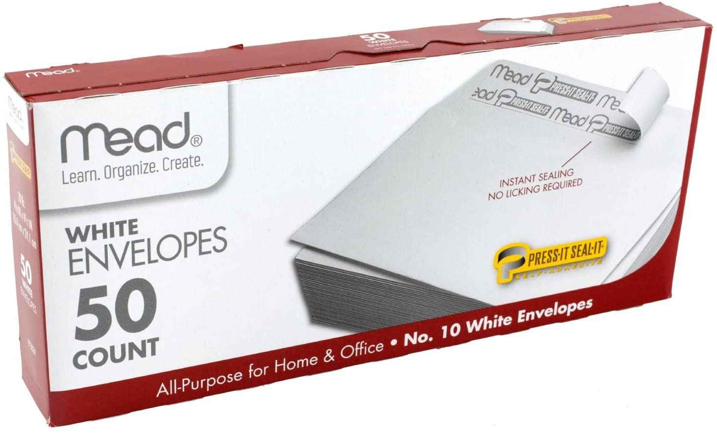 Buy Mead White Envelopes No. 10 50 Pcs Fresh Central Grocery Quicklly