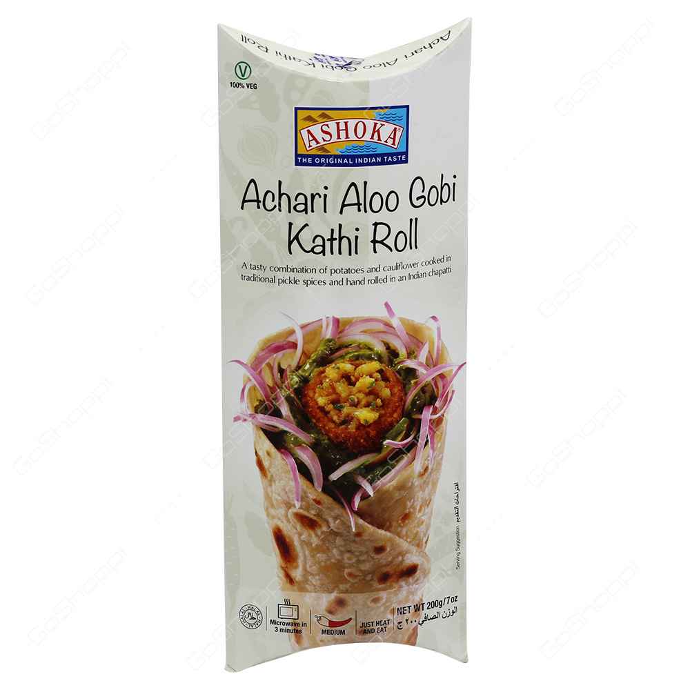 Buy Ashoka Achari Aloo Gobi Kathi Roll 200 Gm Fresh Farms Quicklly