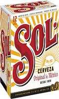 Sol Cerveza Mexican Import Lager Beer 12 Floz