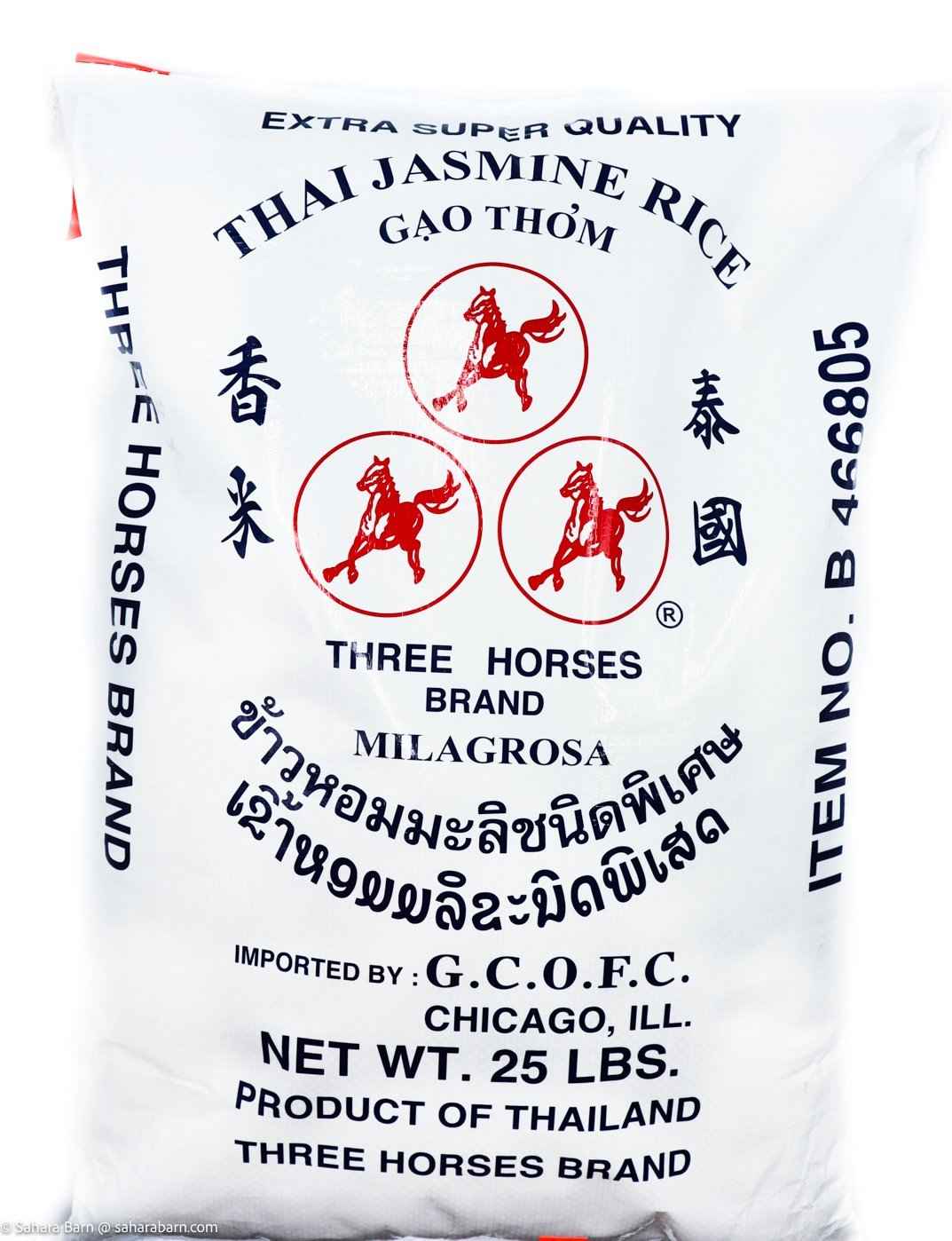 Buy Three Horses Jasmine Rice 25 Lbs Fresh Farms Quicklly