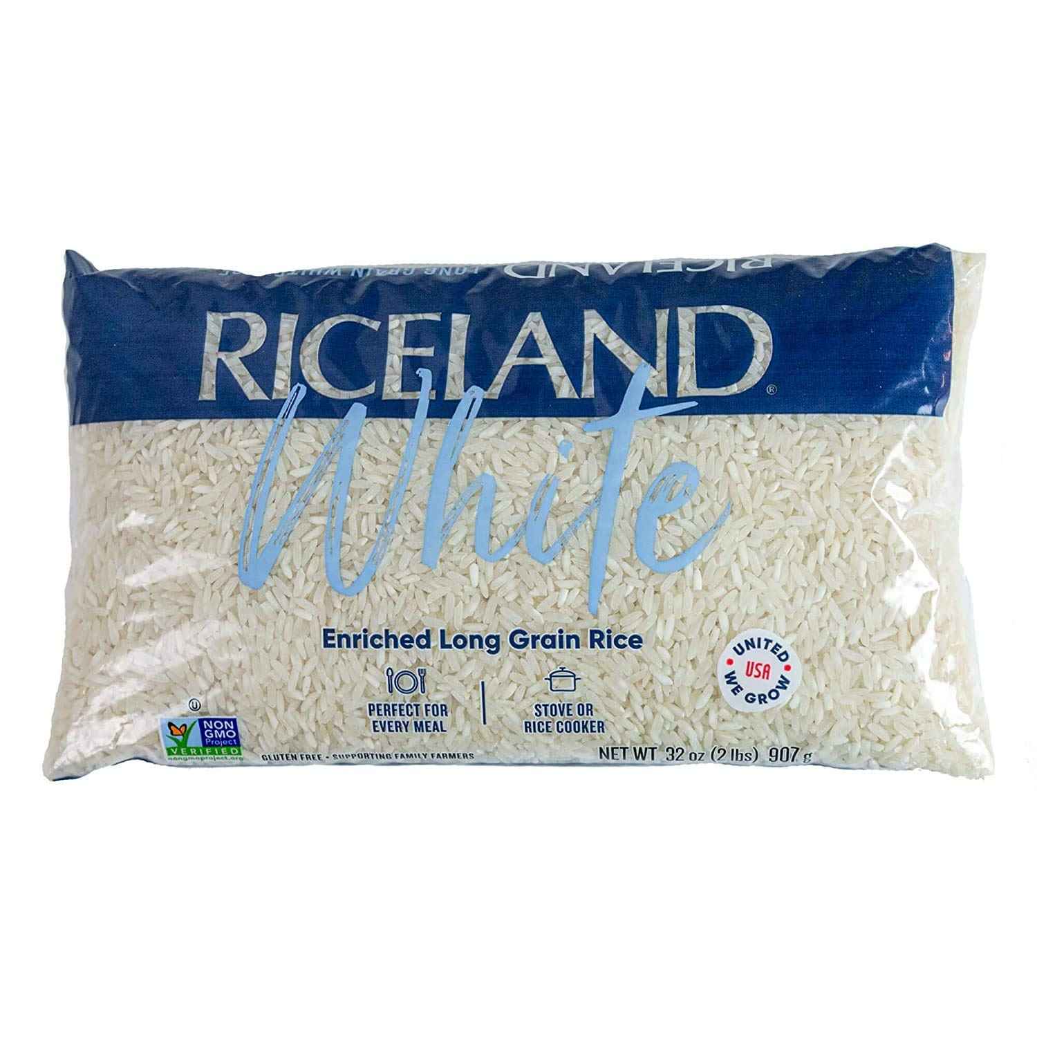 Buy Riceland White Enriched Long Grain Rice 32 Oz Masalas Quicklly