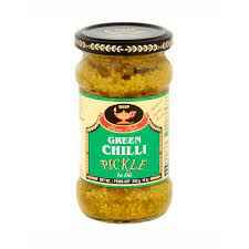 Deep Green Chilli Pickle