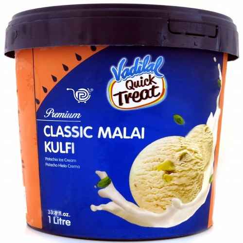 Buy Vadilal Ice Cream Malai Kulfi 1 Ltr Sold By Quicklly Quicklly