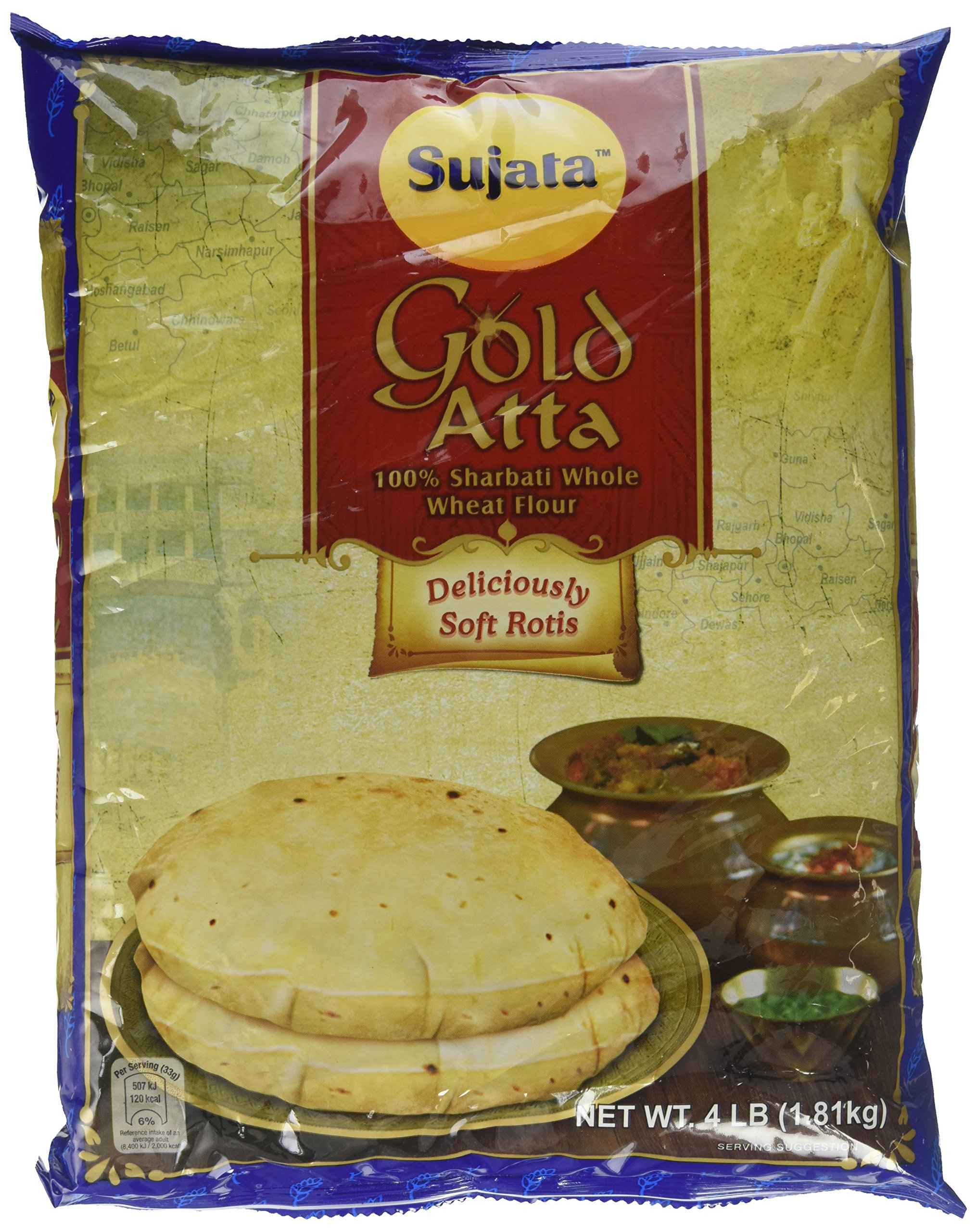 Buy Swad Sharbati Gold Atta 4 Lbs Sold By Quicklly Quicklly