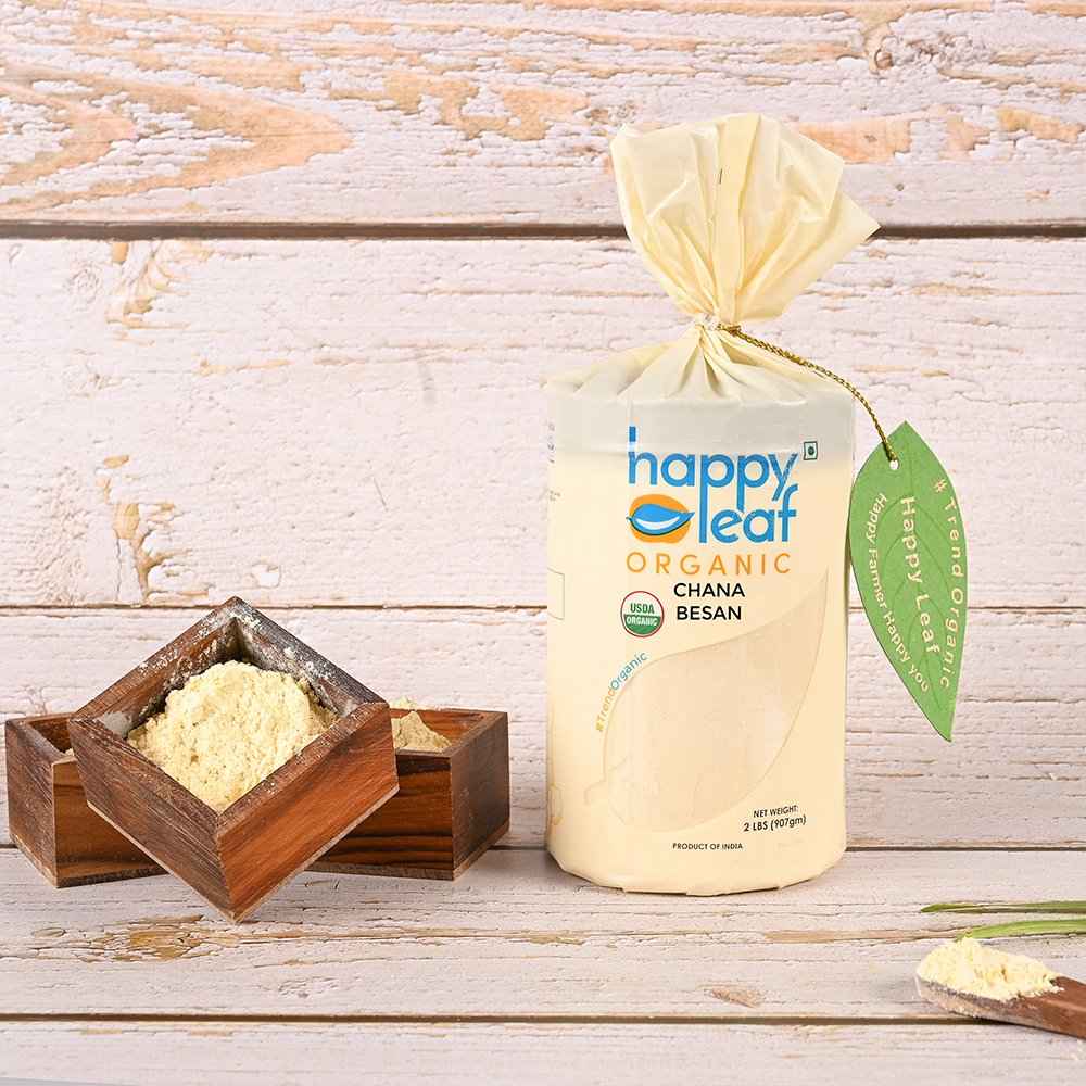 Happy Leaf Organic Kala Chana Besan