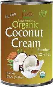 Jiva Organic Unsweetened Coconut Cream Premium