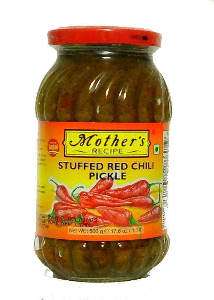 Buy Mothers Stuffed Red Chilli Pickle 500 Gm India Grocers Quicklly