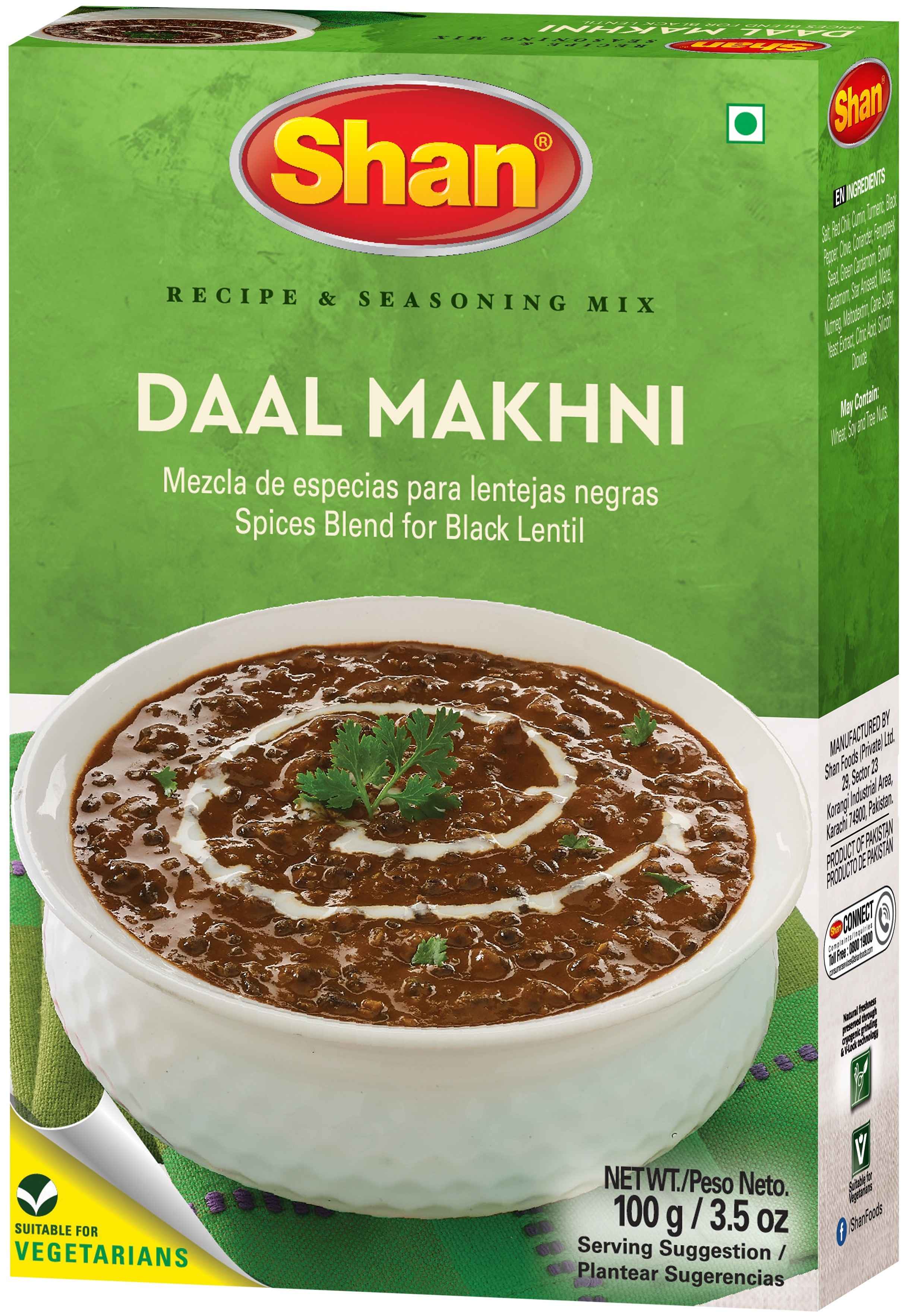 Buy Shan Daal Makhani Masala 100 Gm India Grocers Quicklly