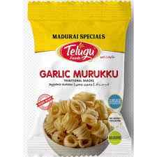 Buy Telugu Garlic Murukku 170 Gm | Suvidha Morrisville - Quicklly