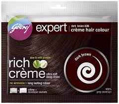 BLACK BROWN CREAM HAIR COLOUR GODREJ