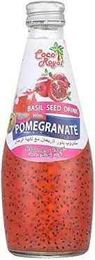 BASIL SEED DRINK WITH POMEGRANATE FLAVOR COCO