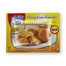 CHEESY CORN TRIANGLES VADILAL