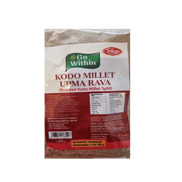 Buy Kodo Millet Upma Rava Telugu 500 Gm Indiaco Quicklly