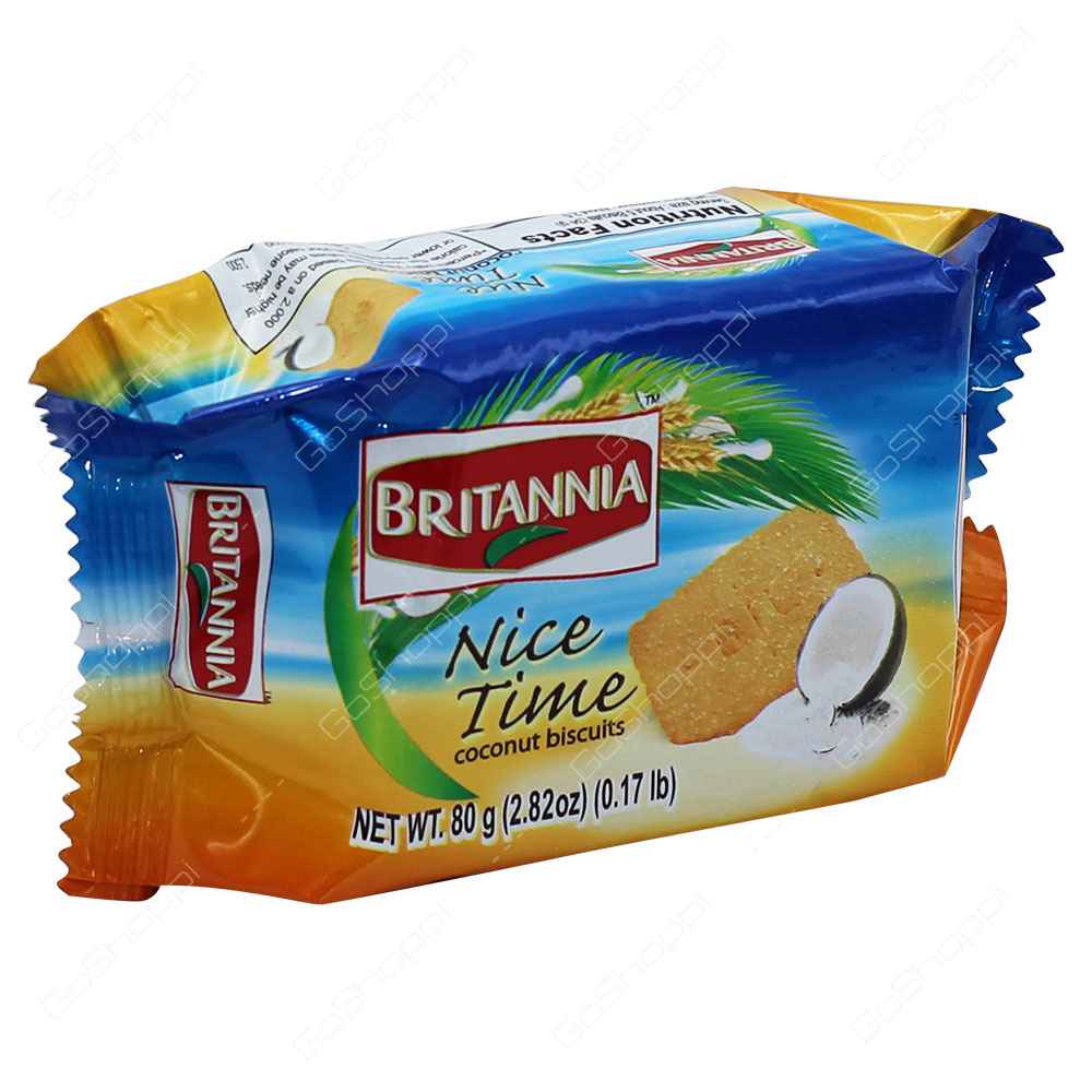 Buy Nice Time Biscuit Britannia 80 Gm Indiaco Quicklly