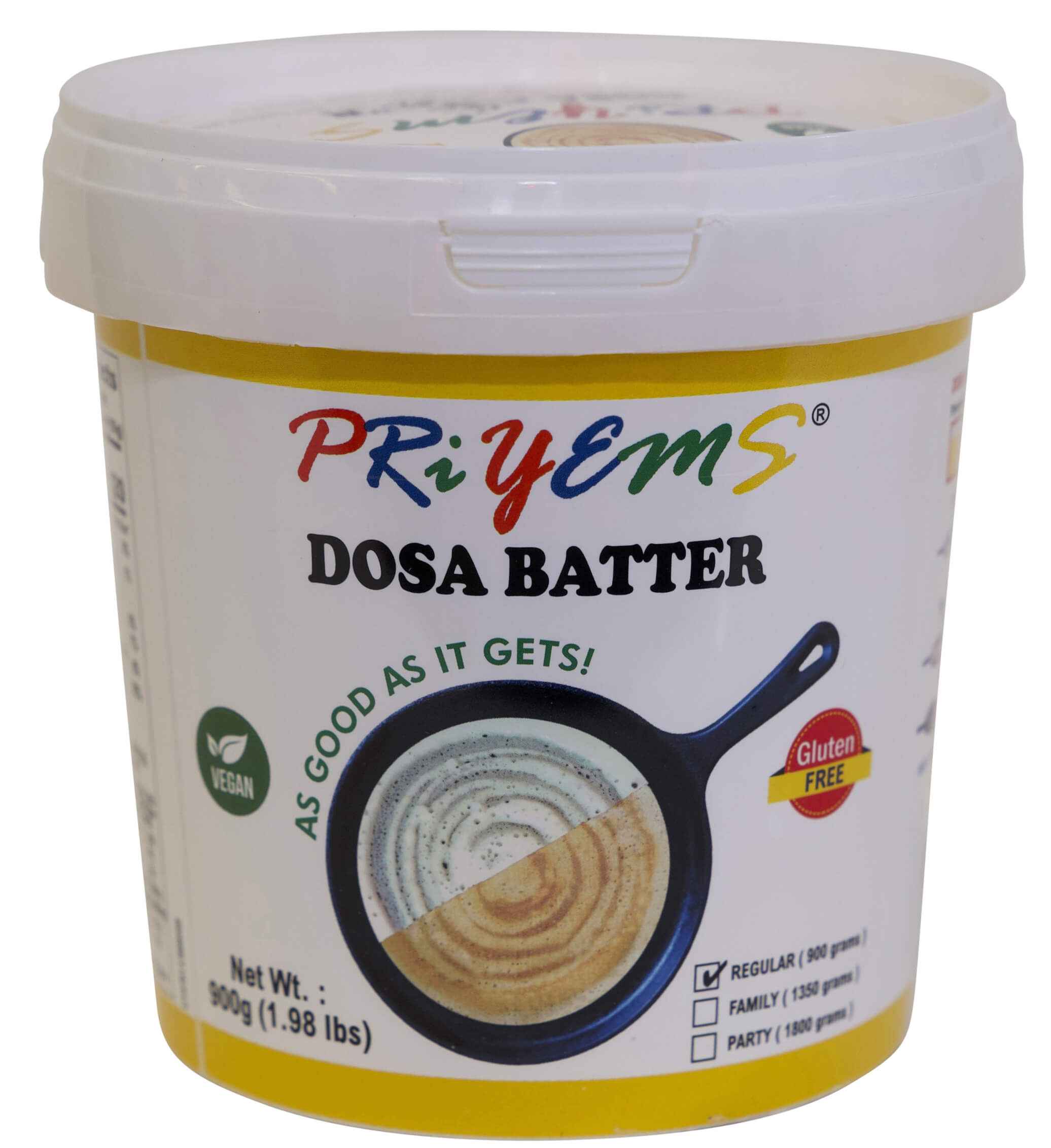 Buy Dosa Batter Priyem 900 Gm Indiaco Quicklly