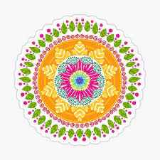 Buy Rangoli Sticker Small 1 Count | Indiaco - Quicklly
