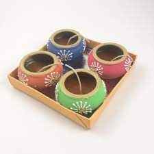 CLAY DIYA MATKI WITH WAX GM