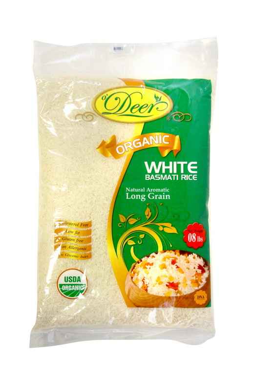 DEER ORGANIC WHITE BASMATI RICE