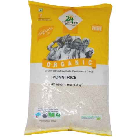 ORGANIC PONNI RAW RICE 24 MANTRA