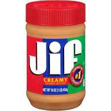 CREAMY PEANUT BUTTER JIF
