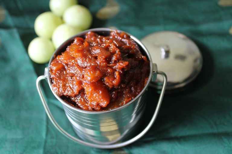 NELLIKAI THOKKU(GOODSBERRY PICKLE) KALAVARA