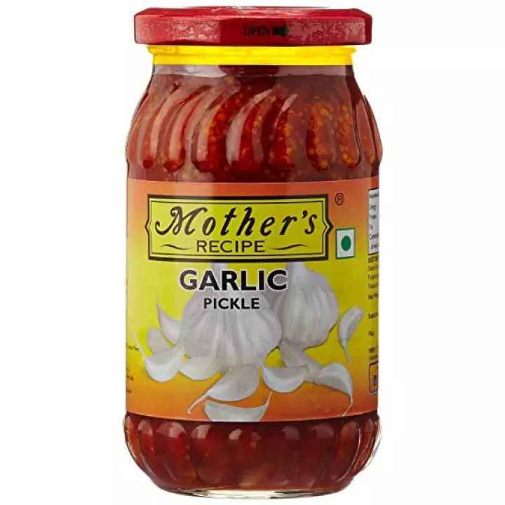 Buy Garlic Pickle Mothers Recipe 500 Gm Indiaco Quicklly