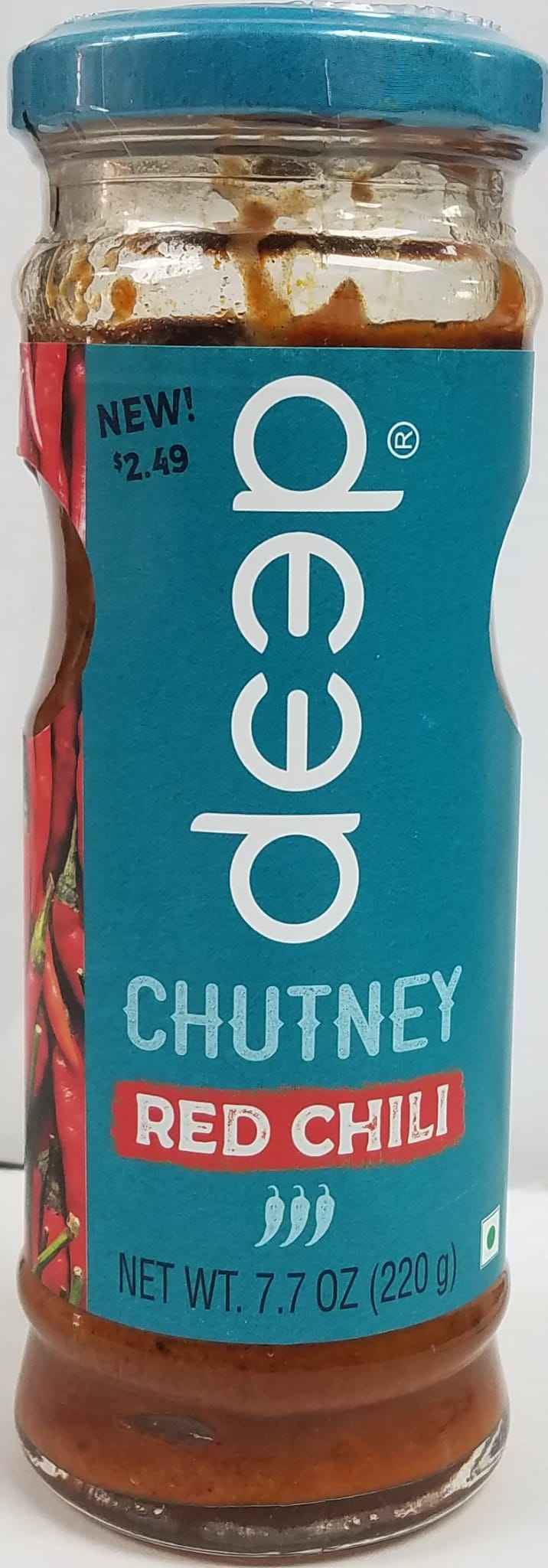 Buy Red Chili Chutney Deep 7.7 Oz | Indiaco - Quicklly