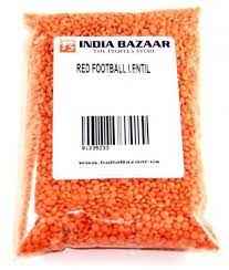 RED FOOTBALL LENTIL INDIA BAZAAR