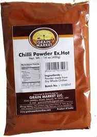 EX HOT CHILLI POWDER GRAIN MARKET