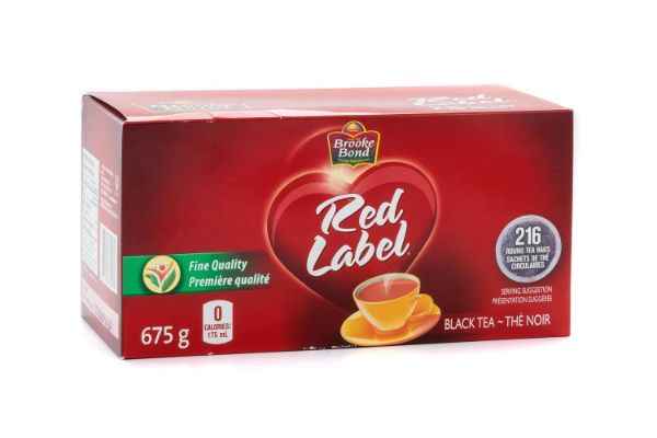BLACK TEA RED LABEL BROOKE BOND
