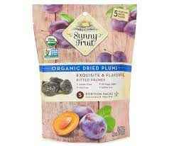 DRIED PLUMS ORGANIC SUNNY FRUIT