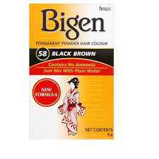 HAIR DYE 58(BLACK BROWN) BIGEN