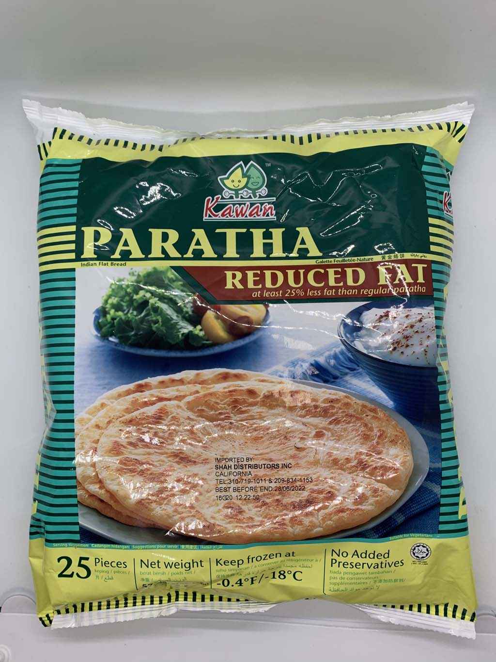 Kawan Plain Reduced Fat Lite Paratha