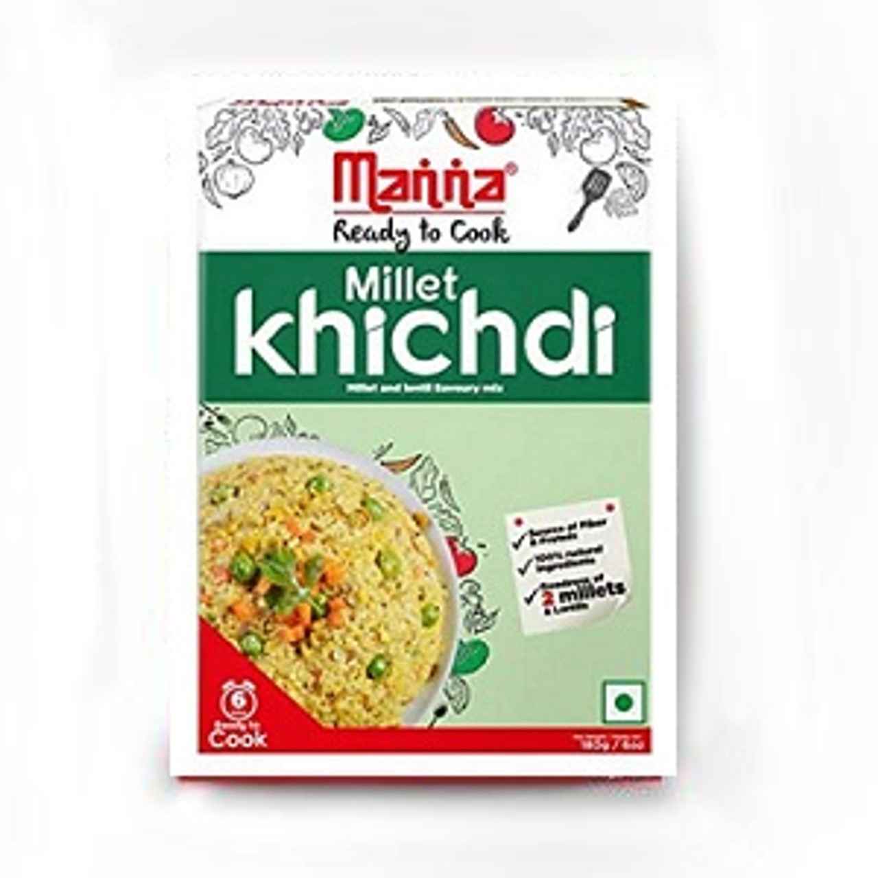 Buy Manna Millet Khichdi Mix Rtc 180 Gm Mayuri Foods Quicklly