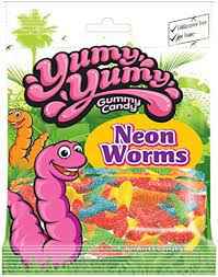 Yummy Yummy Neon Worms