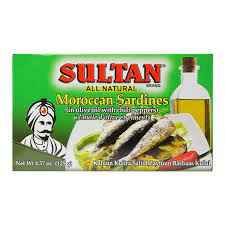 SULTAN MOROCCAN SARDINES S/L & B/L OLIVE OIL 