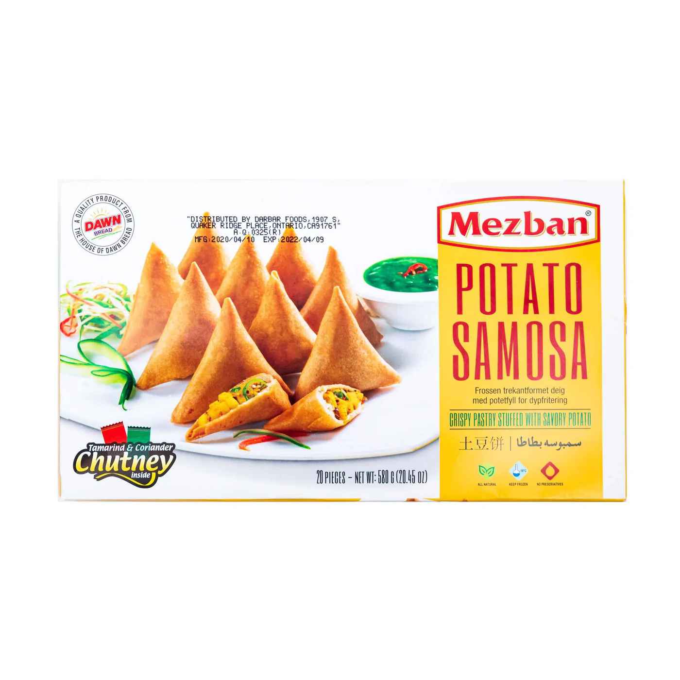 MEZBAN POTATO SAMOSA 