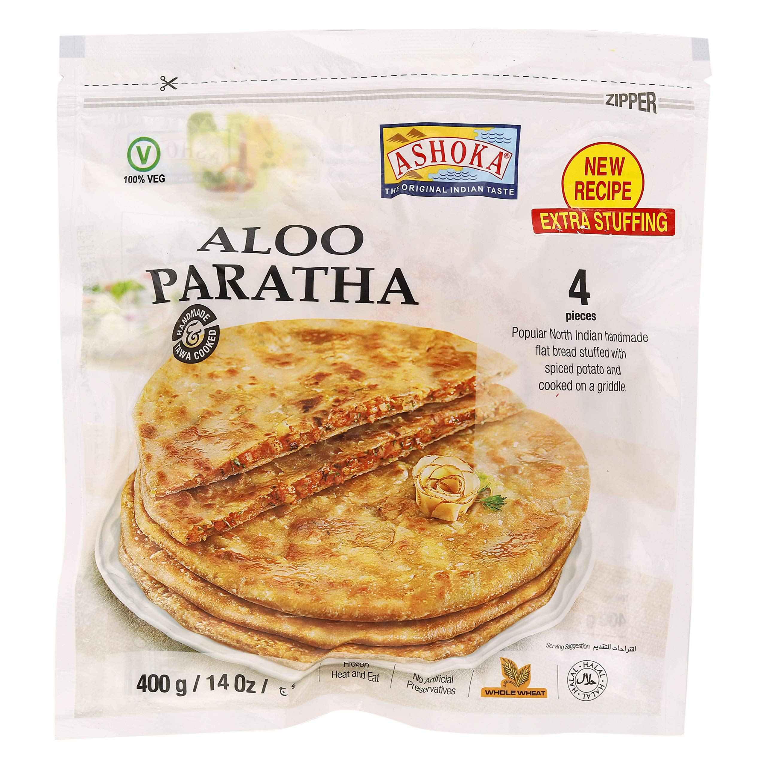 Buy Ashoka Aloo Paratha 14 Oz Manpasand Quicklly