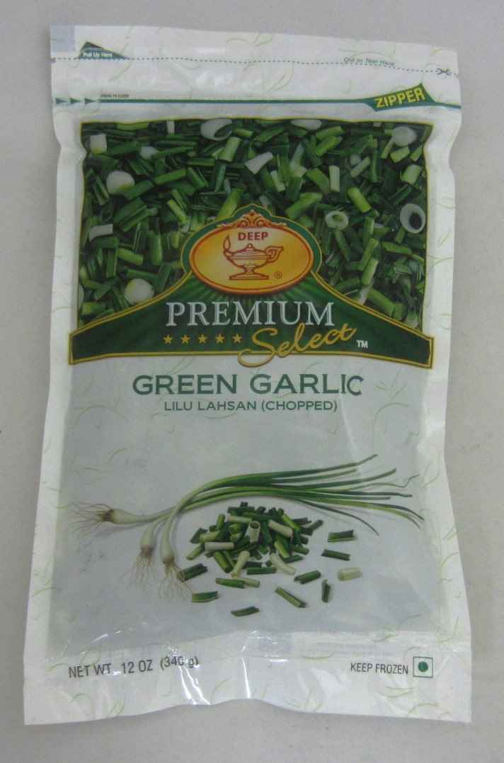 Buy Deep Frozen Green Garlic 12 Oz India Foods Quicklly