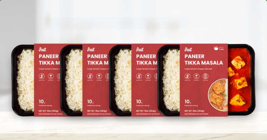 Ready To Eat Indian Meal Special - Paneer Tikka Masala (4 Meals)